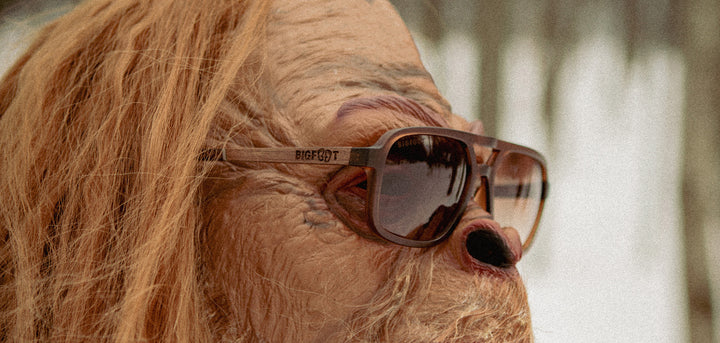 Matte Mud*Walnut*Basic Polarized Brown Fade + Matte Mud*Walnut*HD Plus Polarized Brown Fade | CAMP Glacier Bigfoot Sunglasses