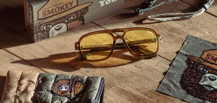 Moss*Walnut*Basic Polarized Yellow + Moss*Walnut*HD Plus Polarized Yellow + Moss*Walnut*RX | CAMP Glacier Matte Moss Walnut Sunglasses