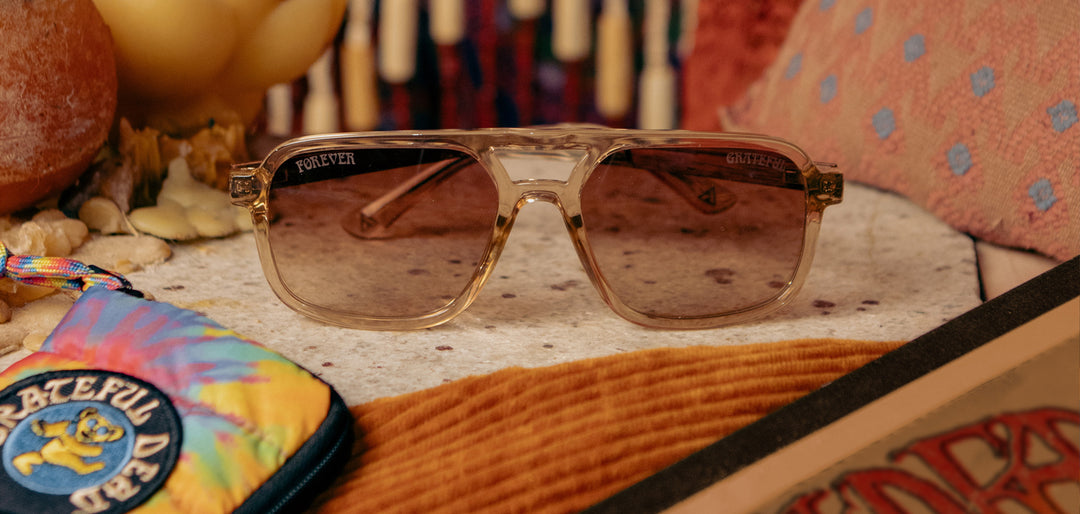 Desert*Walnut*Basic Polarized Brown Fade + Desert*Walnut*HD Plus Polarized Brown Fade + Desert*Walnut*RX | CAMP Glacier Grateful Dead Bears Sunglasses