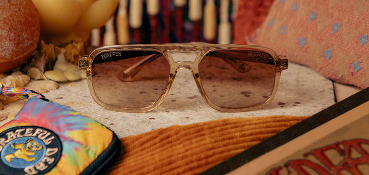 Desert*Walnut*Basic Polarized Brown Fade + Desert*Walnut*HD Plus Polarized Brown Fade + Desert*Walnut*RX | CAMP Glacier Grateful Dead Bears Sunglasses