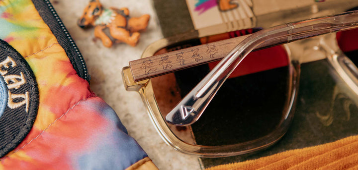 Desert*Walnut*Basic Polarized Brown Fade + Desert*Walnut*HD Plus Polarized Brown Fade + Desert*Walnut*RX | CAMP Glacier Grateful Dead Bears Sunglasses