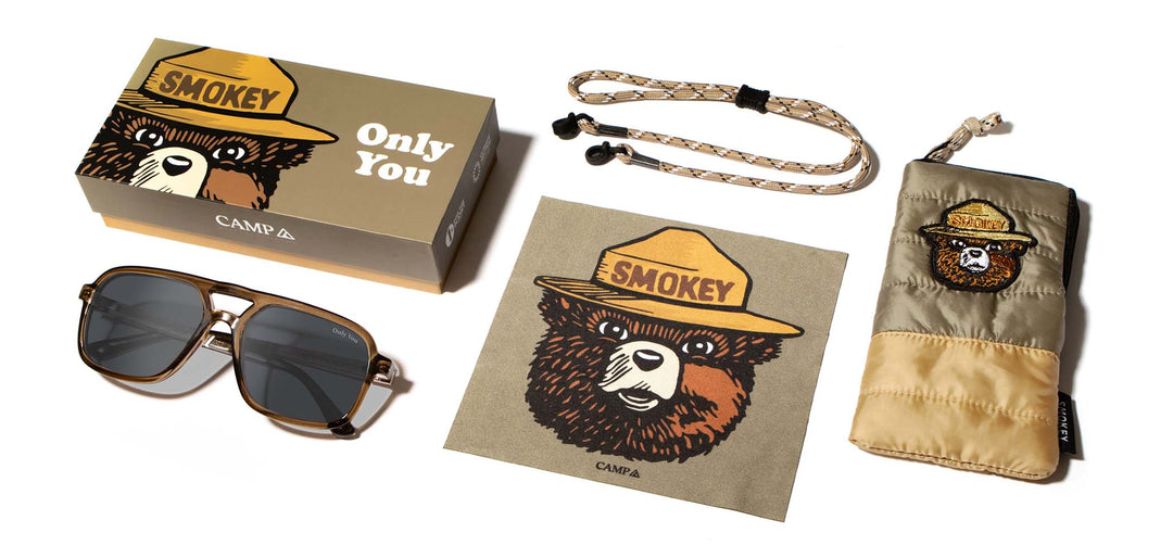 Moss*Walnut*HD Plus Polarized Grey | CAMP Glacier Moss Walnut Sunglasses