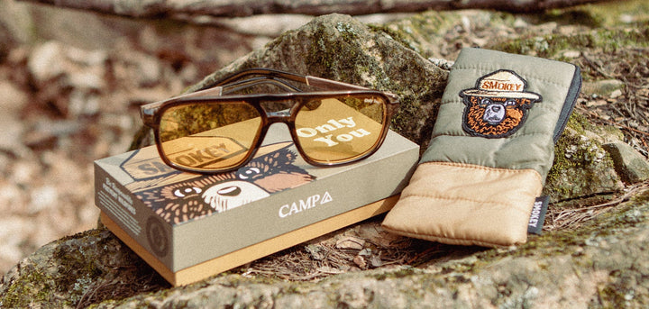 Moss*Walnut*Basic Polarized Yellow + Moss*Walnut*HD Plus Polarized Yellow + Moss*Walnut*RX | CAMP Glacier Matte Moss Walnut Sunglasses