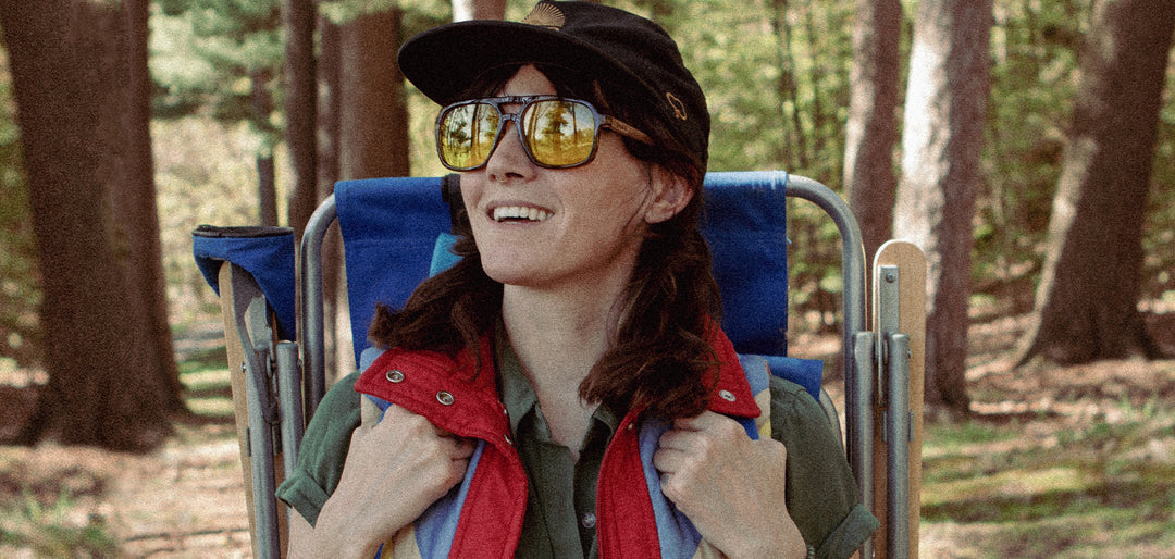 Moss*Walnut*Basic Polarized Yellow + Moss*Walnut*HD Plus Polarized Yellow + Moss*Walnut*RX | CAMP Glacier Matte Moss Walnut Sunglasses