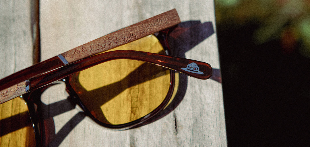 Clay*Walnut*Basic Polarized Yellow + Clay*Walnut*HD Plus Polarized Yellow | CAMP Topo Clay Sunglasses