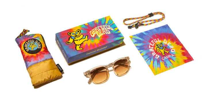 Desert*Walnut*Basic Polarized Brown Fade + Desert*Walnut*HD Plus Polarized Brown Fade + Desert*Walnut*rx | CAMP Topo Desert Grateful Dead Bears Sunglasses