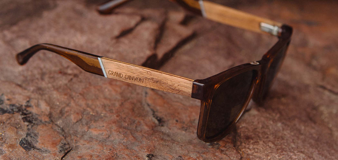 Sienna*Engraved Walnut*Basic Polarized Brown + Sienna*Engraved Walnut*HD Plus Polarized Brown | CAMP Trail Grand Canyon Sunglasses
